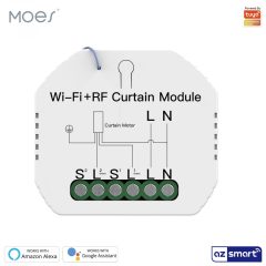  MOES WRM-108-MS WiFi+RF Smart Curtain Module, 1 Gang