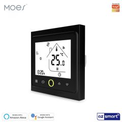   MOES WHT-002-GC-BK-MS Wi-Fi Smart Temperature Controller for Water Gas Boiler, black